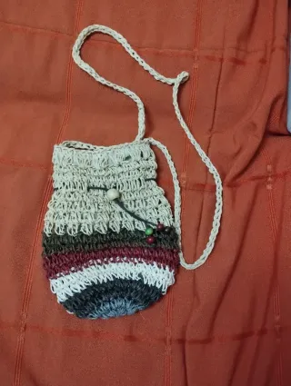 Bolso tejido artesanal