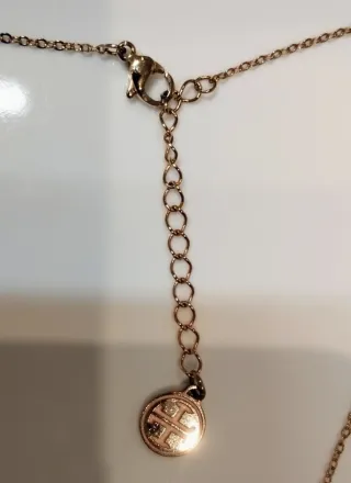 Collar Anartxy Baño Oro rosa con Circonita