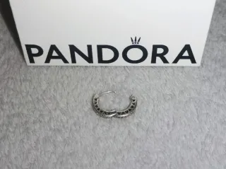 Pendiente Pandora Aro Corazones Plata