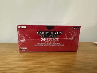 One Piece OP-13 Carrying On His Will Display Box