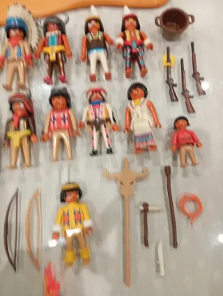 Gran Lote Playmobil Indios Americanos