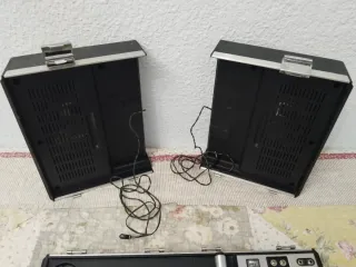 Tocadiscos Vintage Sanyo Negro