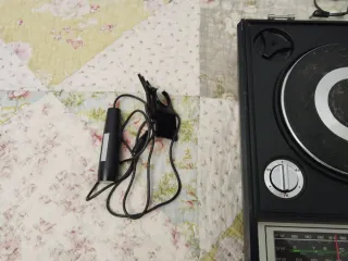 Tocadiscos Vintage Sanyo Negro