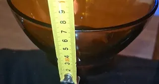 6 Tazones/cuencos grandes Duralex ámbar