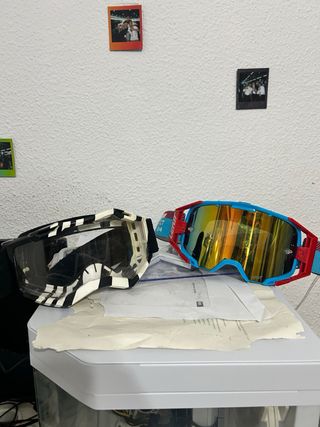 Chaqueta Air Vent + casco Astar + 2 gafas de motoc