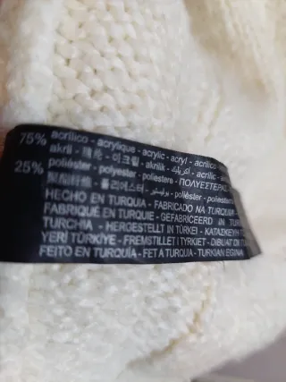 Cárdigan Zara punto beige