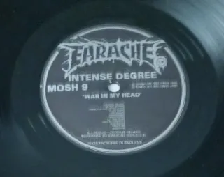 Intense Degree War In My Head 1989 LP Vinyl Mosh9
