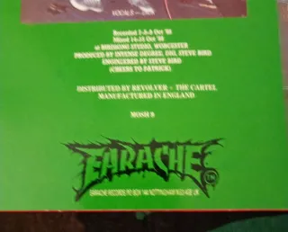 Intense Degree War In My Head 1989 LP Vinyl Mosh9