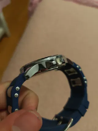 Reloj Skyline Correa Azul Sin Usar