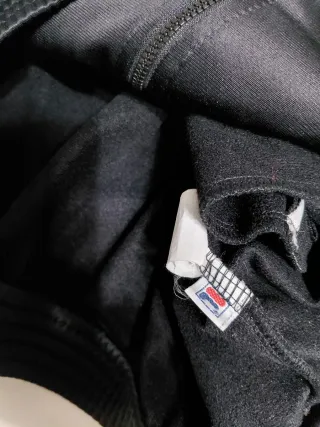 Felpa Fila nera con dettagli gialli