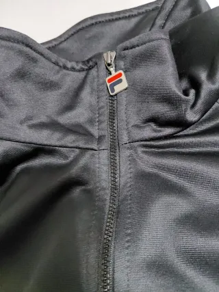 Felpa Fila nera con dettagli gialli