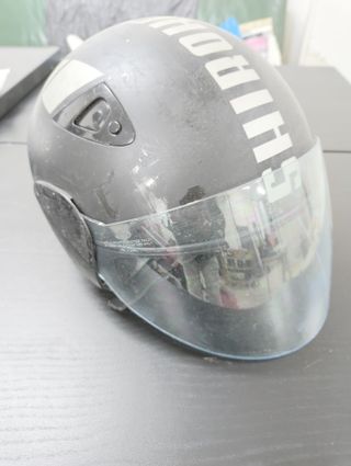 Casco Moto Jet Negro