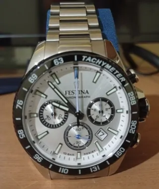 Reloj Festina Hombre 9 Plata Blanco