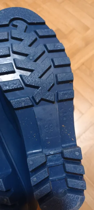 Botas de agua azules