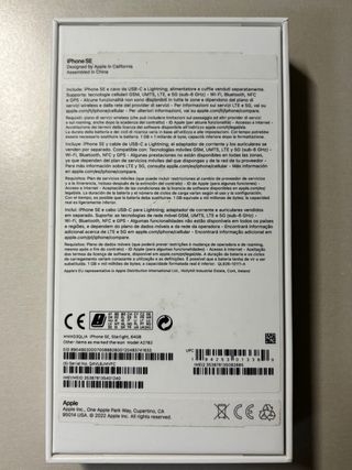 iPhone SE (2022) Apple Blanco de 64GB