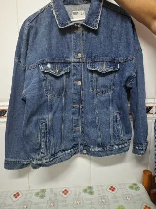 Cazadora vaquera denim azul