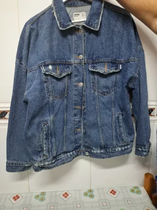 Cazadora vaquera denim azul