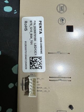 Placa Electrónica Lavadora Beko PENTA 220-240VAC
