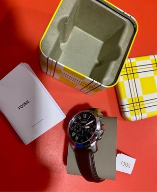 Reloj Fossil Marrón y Plateado