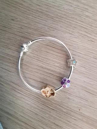 Bracciale artigianale artigianale charm cuore