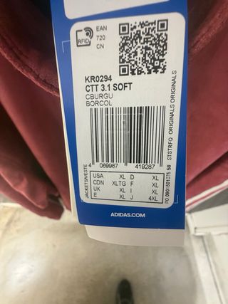 Chaqueta adidas CTT Chinese Track Top 3.1 red