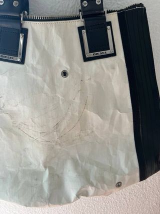 Bolso Diesel Blanco y Negro