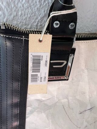 Bolso Diesel Blanco y Negro