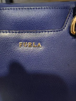 Borsa Furla Blu Originale