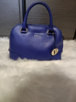 Borsa Furla Blu Originale