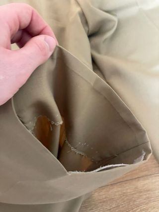 Pantalones Burberry Lana Talla 52 Beige