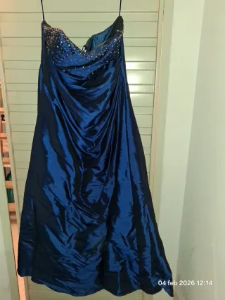 Vestido de fiesta azul