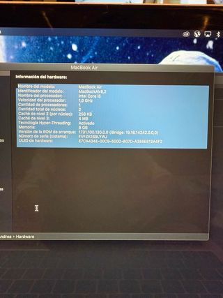 MacBook Air Apple Plata + 2 fundas