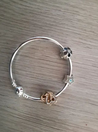 Bracciale artigianale artigianale charm cuore