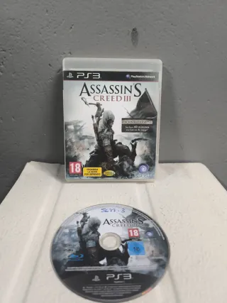 Assassins Creed III PS3 Juego + Disco