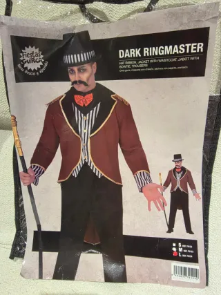 Disfraz Dark Ringmaster Talla L