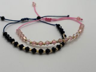 Pulseras Pareja Bañadas en Oro 18k