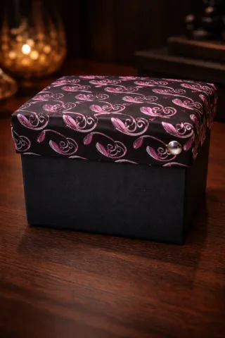 Corbata y Gemelos Morados