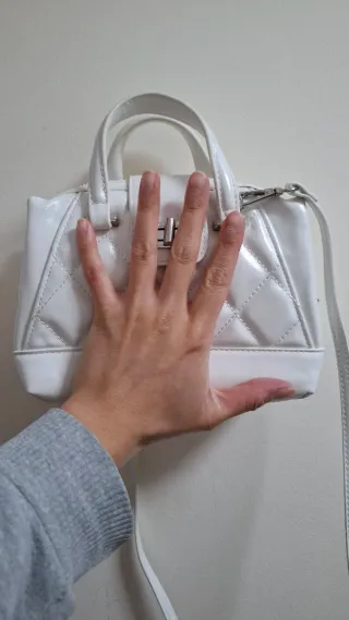 Bolso mano/bandolera blanco