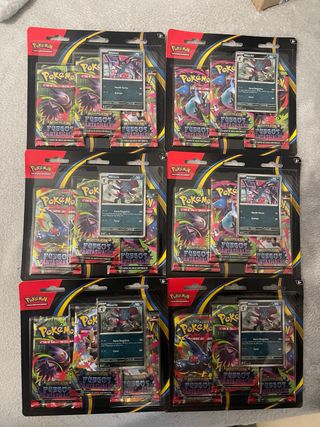 Lote 6 Paquetes Pokémon Fuego Fantasmales ESPAÑOL