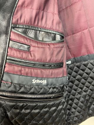 Cazadora Cuero Schott Talla XL