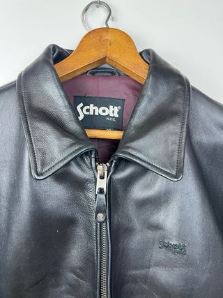 Cazadora Cuero Schott Talla XL