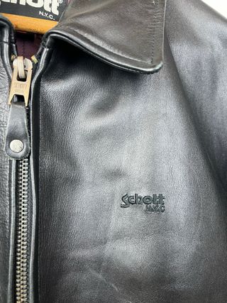 Cazadora Cuero Schott Talla XL