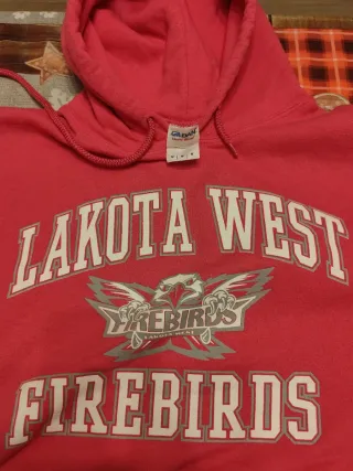 Sudadera Vintage Lakota West Firebirds  Colleg USA