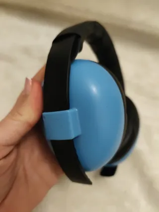 Cascos antirruido infantiles azules