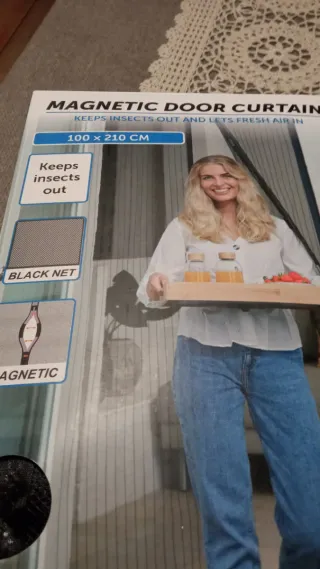 Cortina magnética para puerta 100x210cm