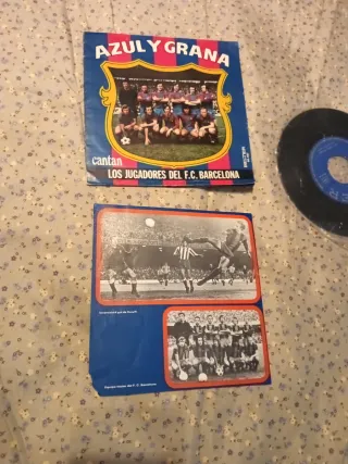 Disco Vinilo FC Barcelona AZUL Y GRANA