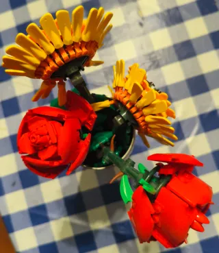 Lego Girasoli e Rose Rosse