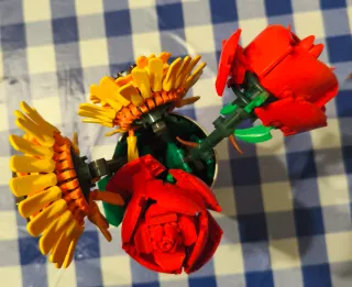 Lego Girasoli e Rose Rosse