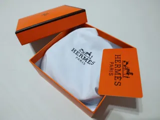 Cinturón Hermès Azul Hebilla Plateada