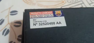 Cartera FC Barcelona Negra